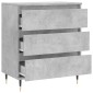 vidaXL Ντουλάπι Γκρι Σκυροδέματος 60x35x70 εκ. Επεξεργασμένο Ξύλο