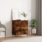 vidaXL Ντουλάπι Καπνιστή Δρυς 60x35x70 εκ. από Επεξεργασμένο Ξύλο