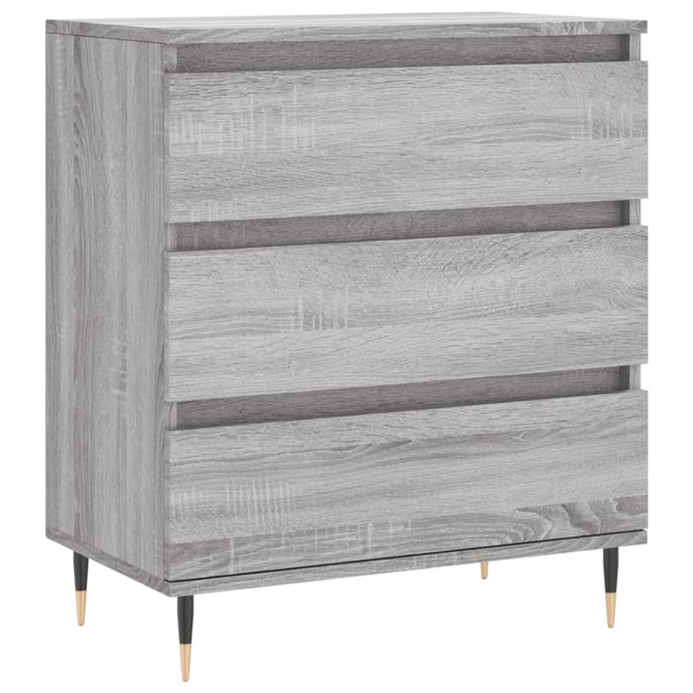 vidaXL Ντουλάπι Γκρι Sonoma 60x35x70 εκ. από Επεξεργασμένο Ξύλο