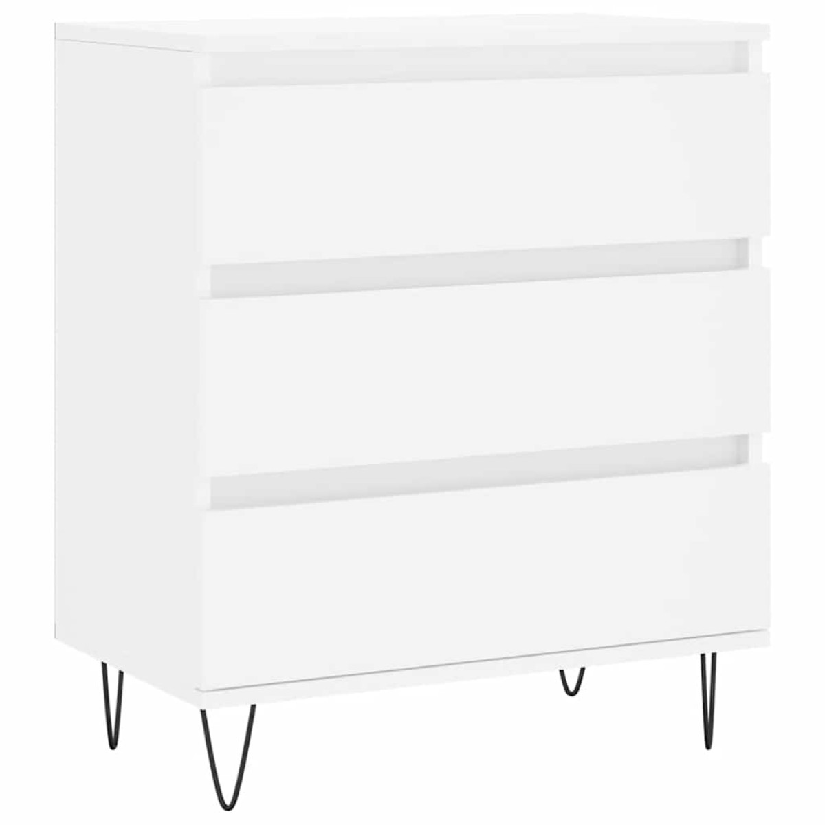 vidaXL Συρταριέρα Λευκή 60 x 35 x 70 εκ. από Επεξεργασμένο Ξύλο