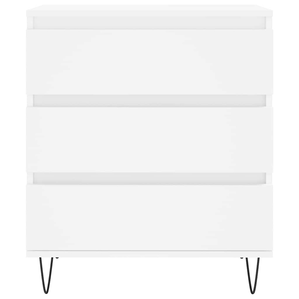 vidaXL Συρταριέρα Λευκή 60 x 35 x 70 εκ. από Επεξεργασμένο Ξύλο
