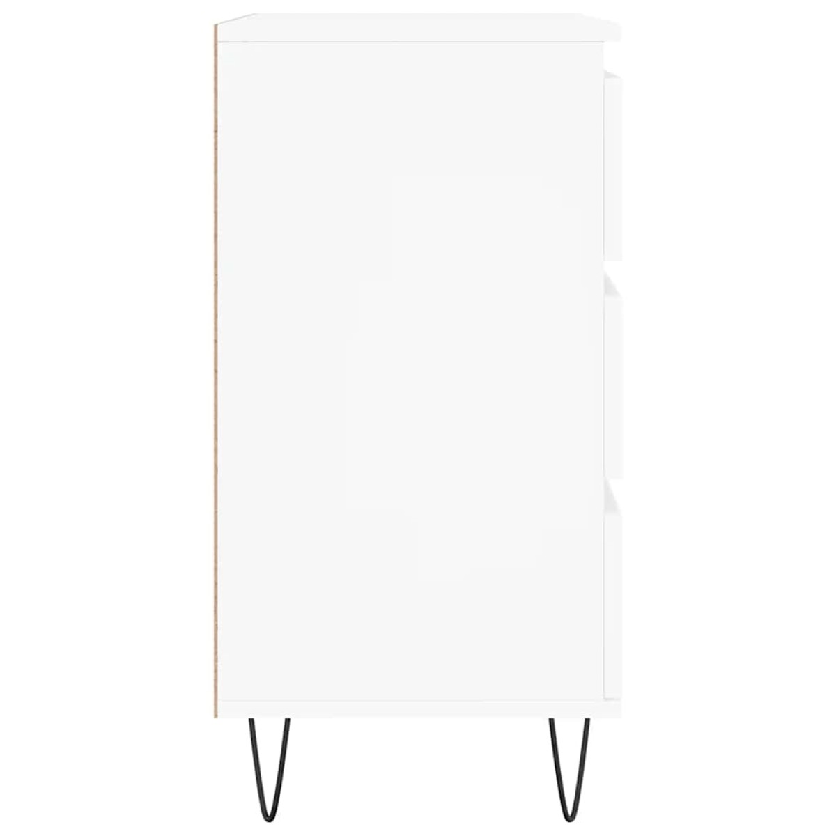 vidaXL Συρταριέρα Λευκή 60 x 35 x 70 εκ. από Επεξεργασμένο Ξύλο