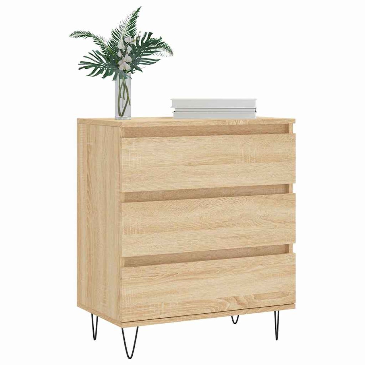 vidaXL Συρταριέρα Sonoma Δρυς 60x35x70 εκ. Επεξεργασμένο Ξύλο