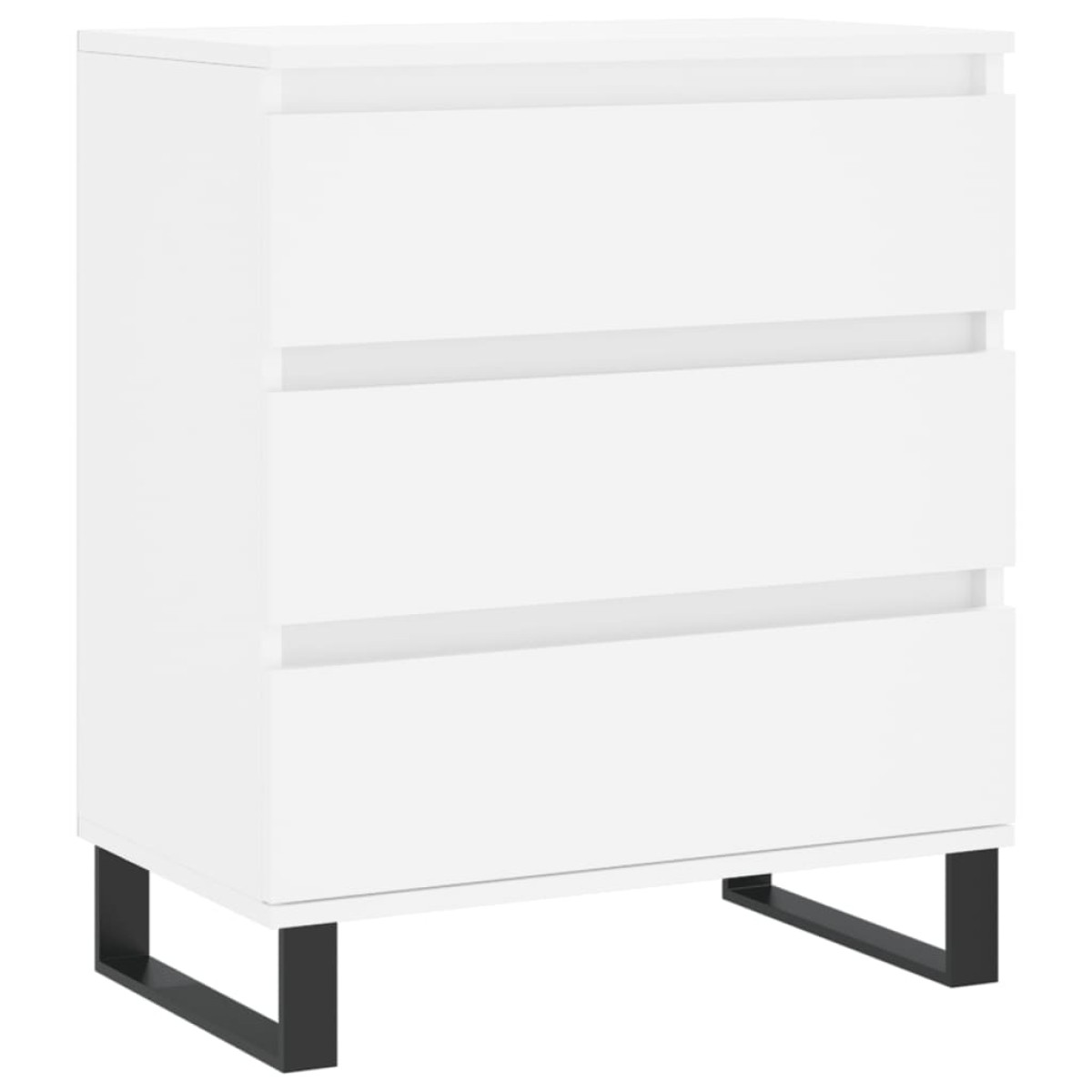 vidaXL Συρταριέρα Λευκή 60 x 35 x 70 εκ. από Επεξεργασμένο Ξύλο