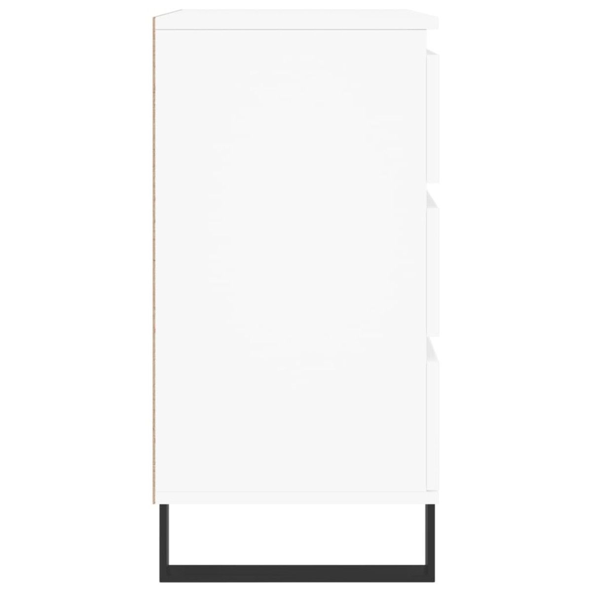 vidaXL Συρταριέρα Λευκή 60 x 35 x 70 εκ. από Επεξεργασμένο Ξύλο