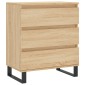 vidaXL Συρταριέρα Sonoma Δρυς 60x35x70 εκ. Επεξεργασμένο Ξύλο