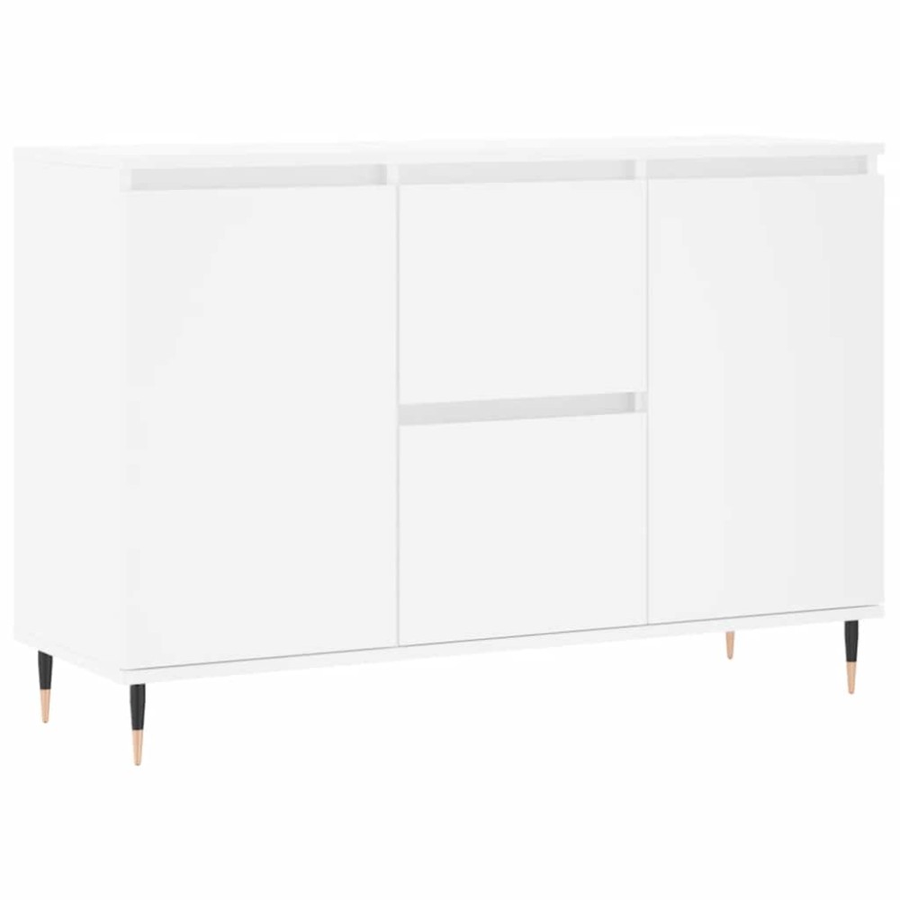 vidaXL Μπουφές Λευκός 101,5 x 35 x 70 εκ. από Επεξεργασμένο Ξύλο