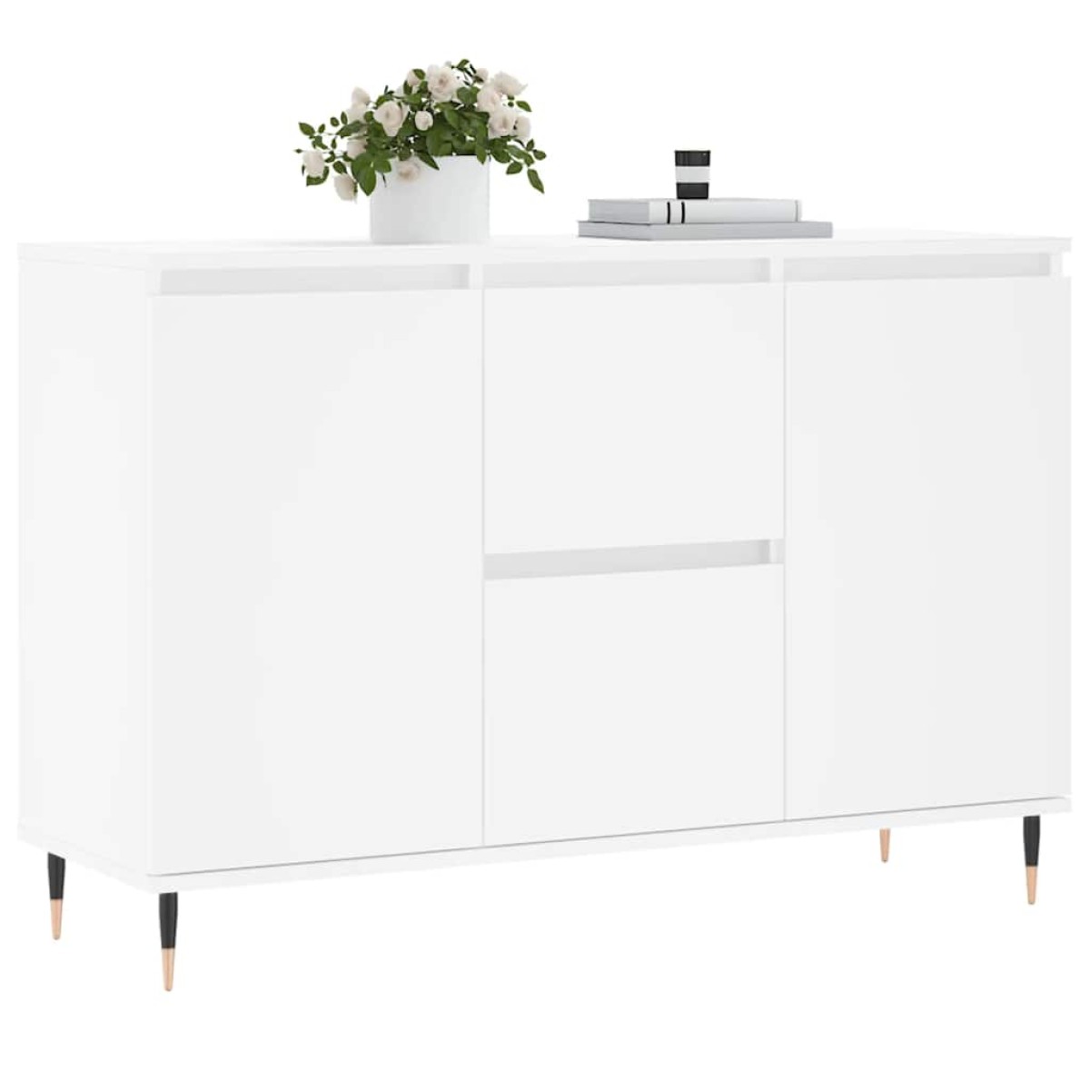 vidaXL Μπουφές Λευκός 104 x 35 x 70 εκ. από Επεξεργασμένο Ξύλο