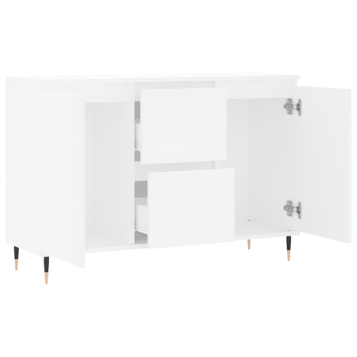 vidaXL Μπουφές Λευκός 104 x 35 x 70 εκ. από Επεξεργασμένο Ξύλο