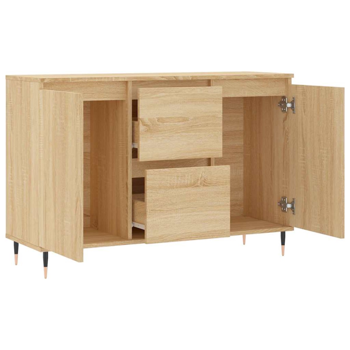 vidaXL Μπουφές Sonoma Δρυς 104 x 35 x 70 εκ. από Επεξεργασμένο Ξύλο