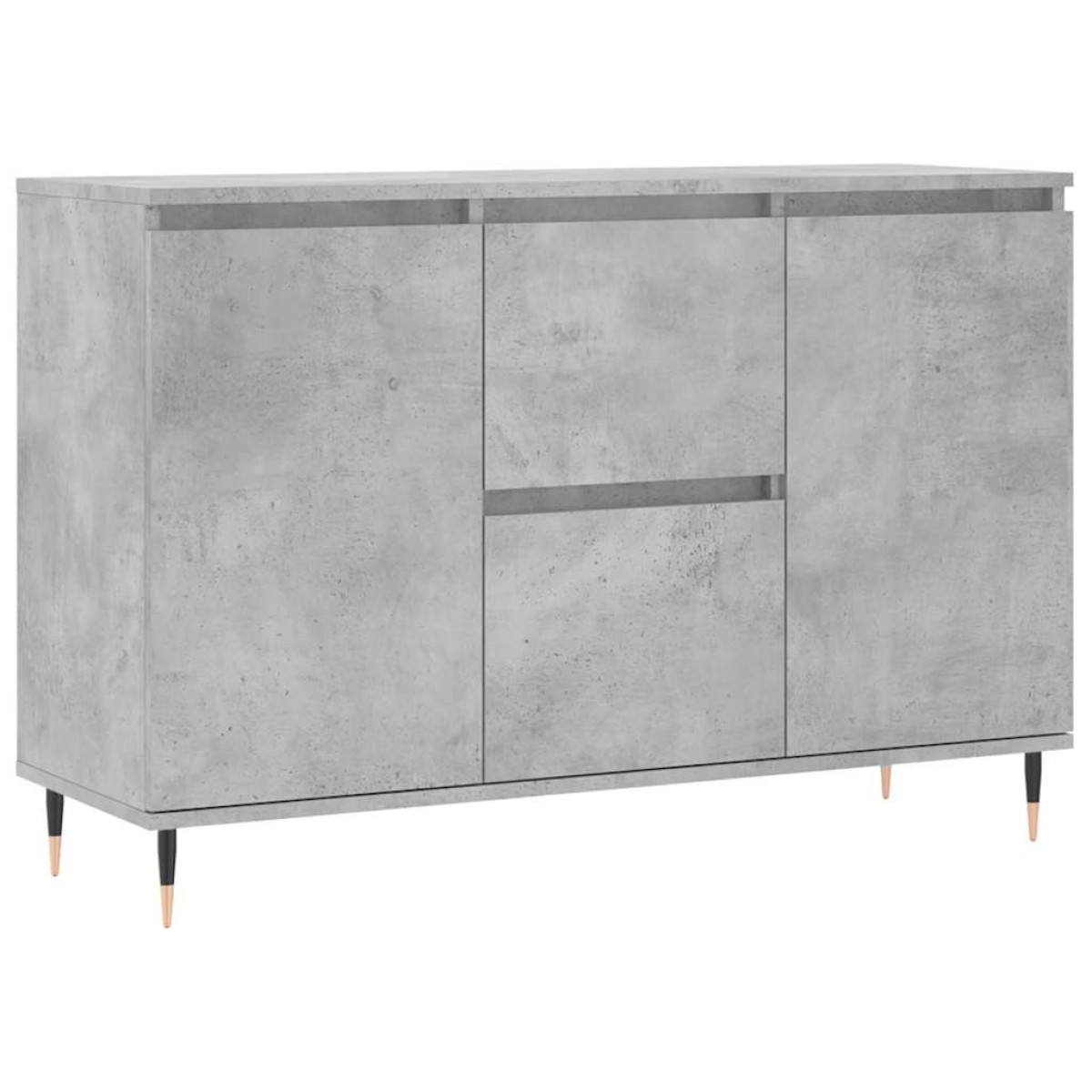 vidaXL Μπουφές Γκρι Σκυροδέματος 104x35x70 εκ. από Επεξεργασμένο Ξύλο