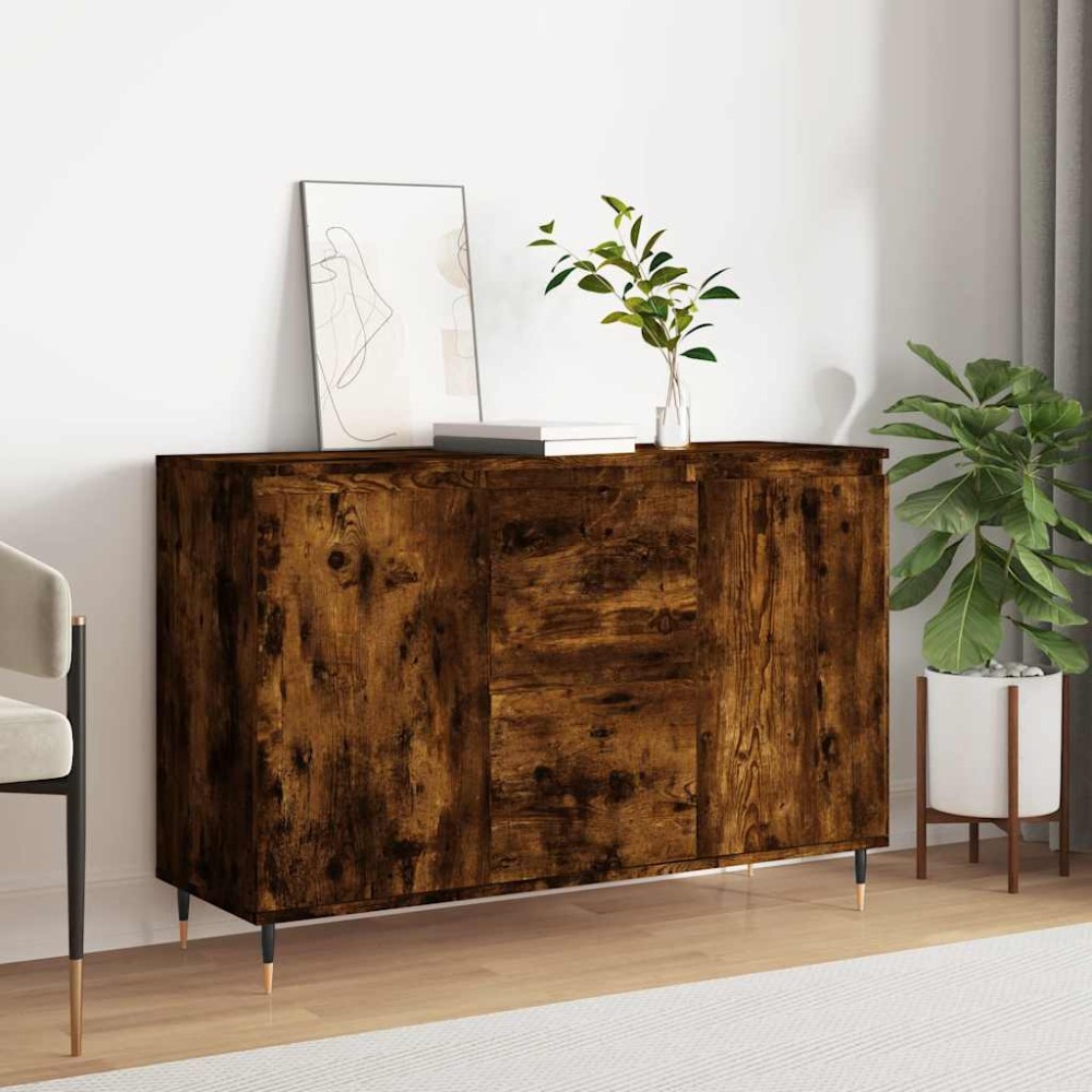 vidaXL Ντουλάπι Καπνιστή Δρυς 101,5x35x70 εκ. από Επεξεργασμένο Ξύλο