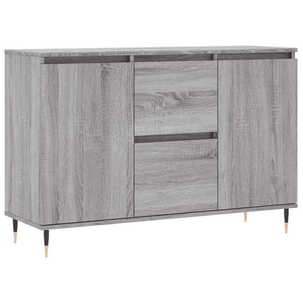 vidaXL Μπουφές Γκρι Sonoma 101,5 x 35 x 70 εκ. από Επεξεργασμένο Ξύλο