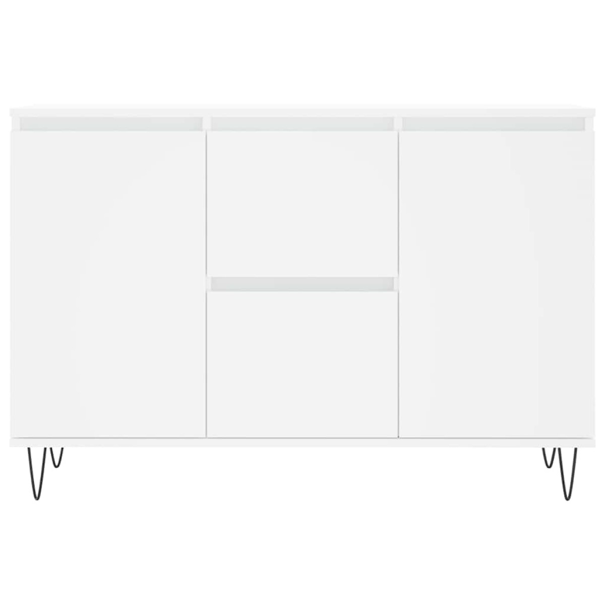 vidaXL Μπουφές Λευκός 104 x 35 x 70 εκ. από Επεξεργασμένο Ξύλο