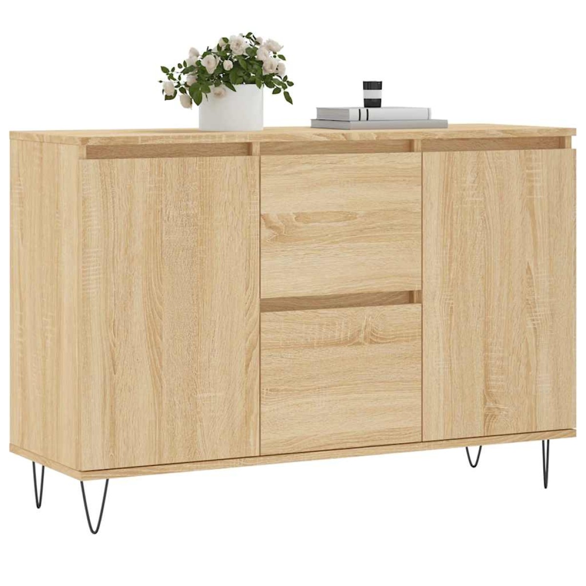 vidaXL Μπουφές Sonoma Δρυς 104 x 35 x 70 εκ. από Επεξεργασμένο Ξύλο