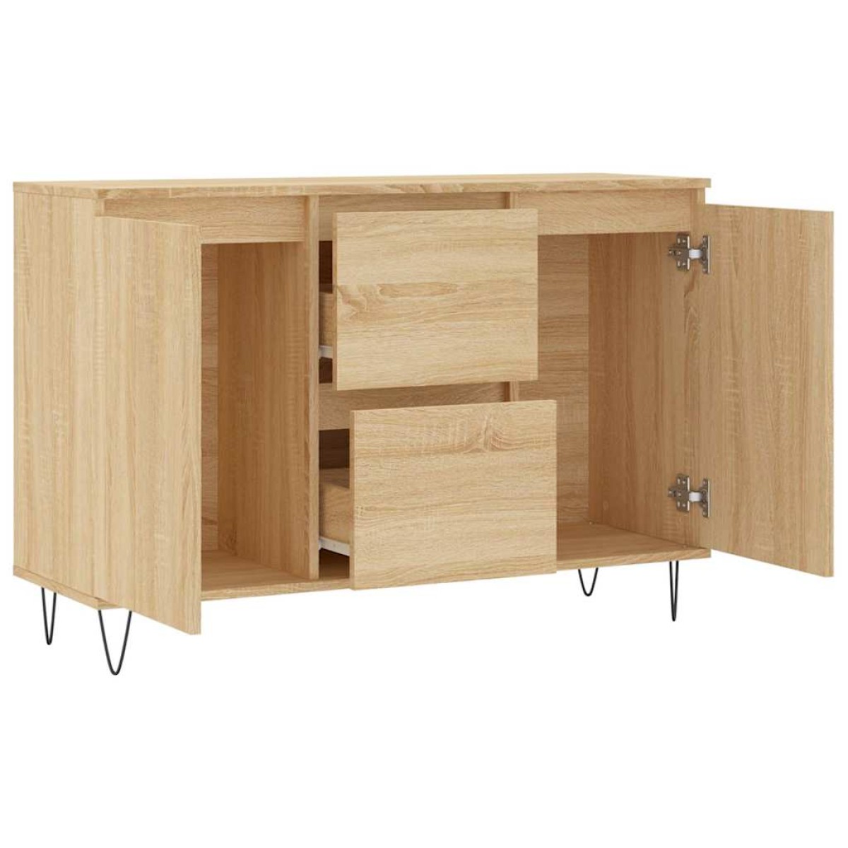 vidaXL Μπουφές Sonoma Δρυς 104 x 35 x 70 εκ. από Επεξεργασμένο Ξύλο