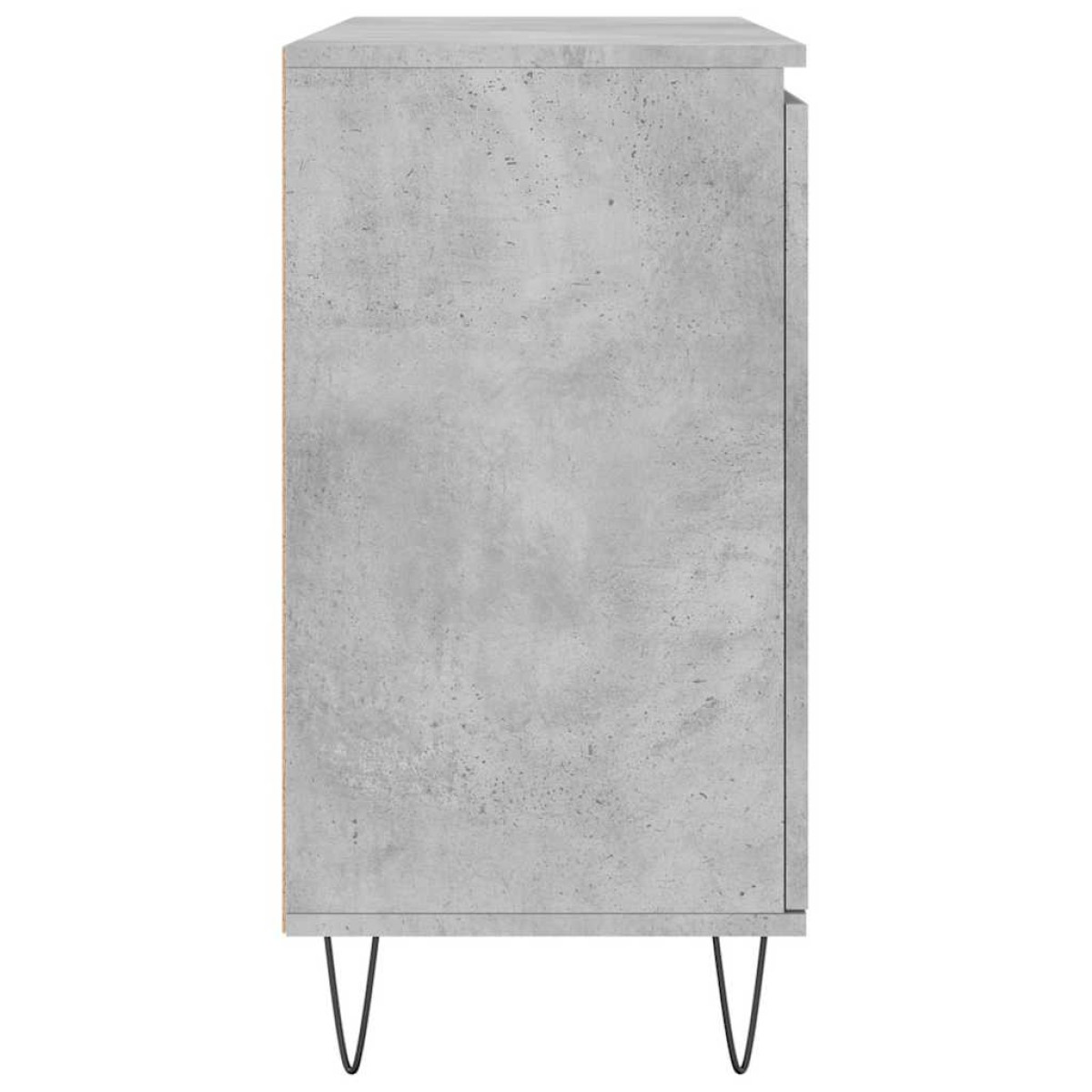vidaXL Μπουφές Γκρι Σκυροδέματος 104x35x70 εκ. από Επεξεργασμένο Ξύλο