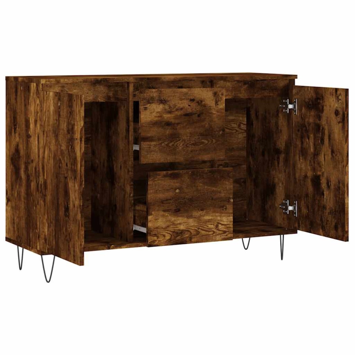 vidaXL Ντουλάπι Καπνιστή Δρυς 104x35x70 εκ. από Επεξεργασμένο Ξύλο
