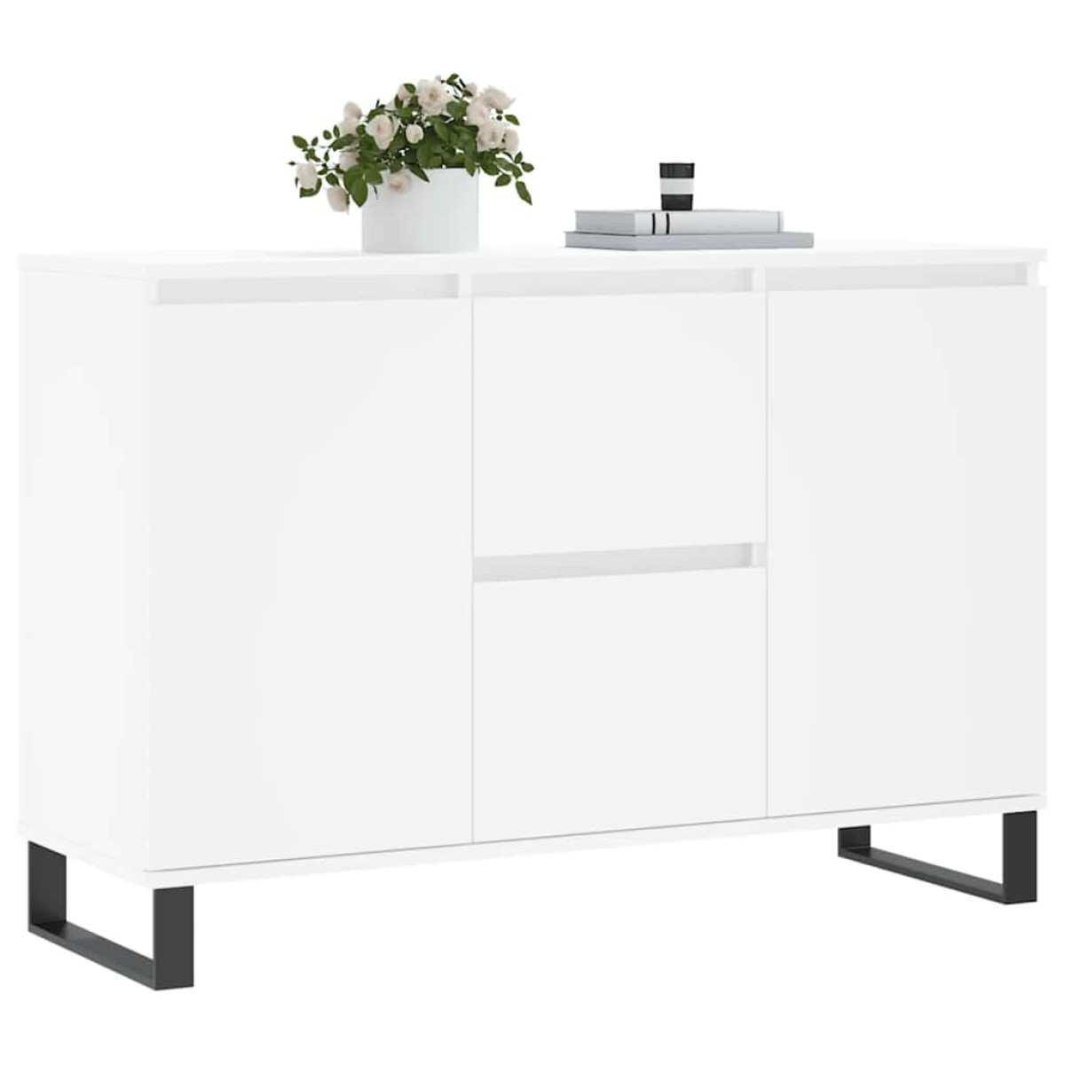 vidaXL Μπουφές Λευκός 104 x 35 x 70 εκ. από Επεξεργασμένο Ξύλο