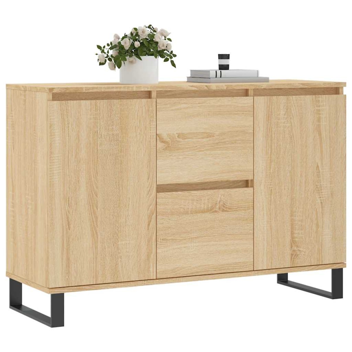 vidaXL Μπουφές Sonoma Δρυς 104 x 35 x 70 εκ. από Επεξεργασμένο Ξύλο