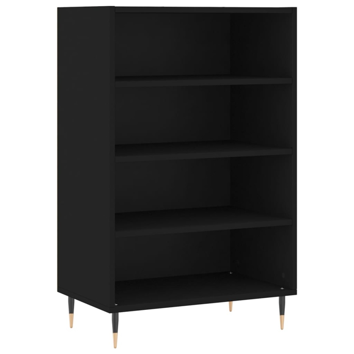 vidaXL Ραφιέρα Μαύρη 57 x 35 x 90 από Επεξεργασμένο Ξύλο