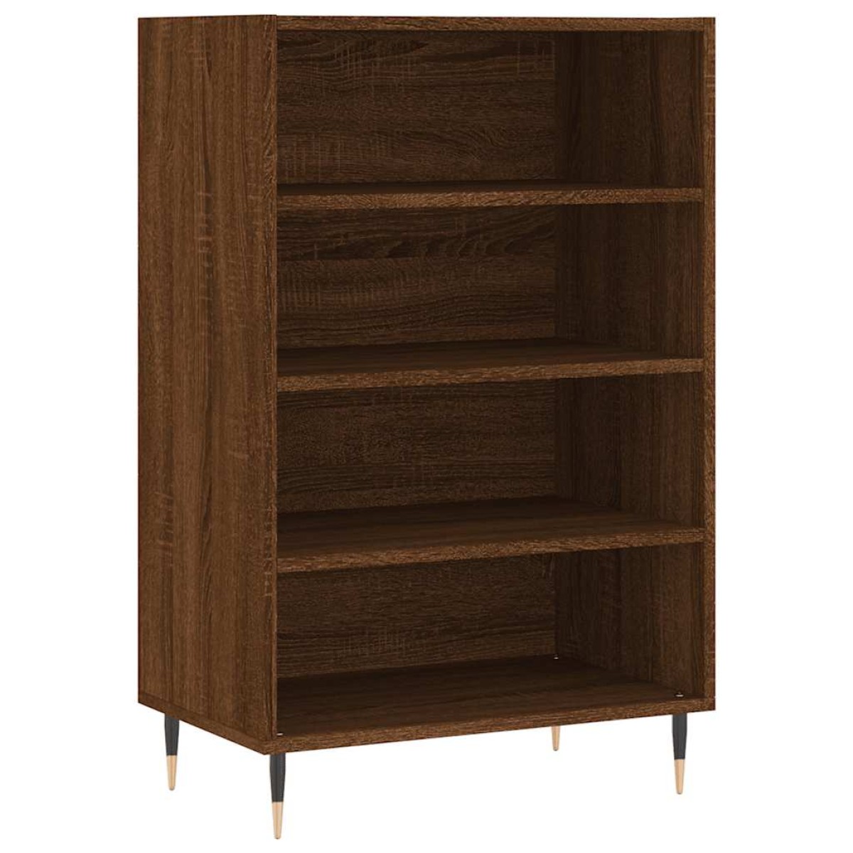 vidaXL Ραφιέρα Καφέ Δρυς 57 x 35 x 90 από Επεξεργασμένο Ξύλο