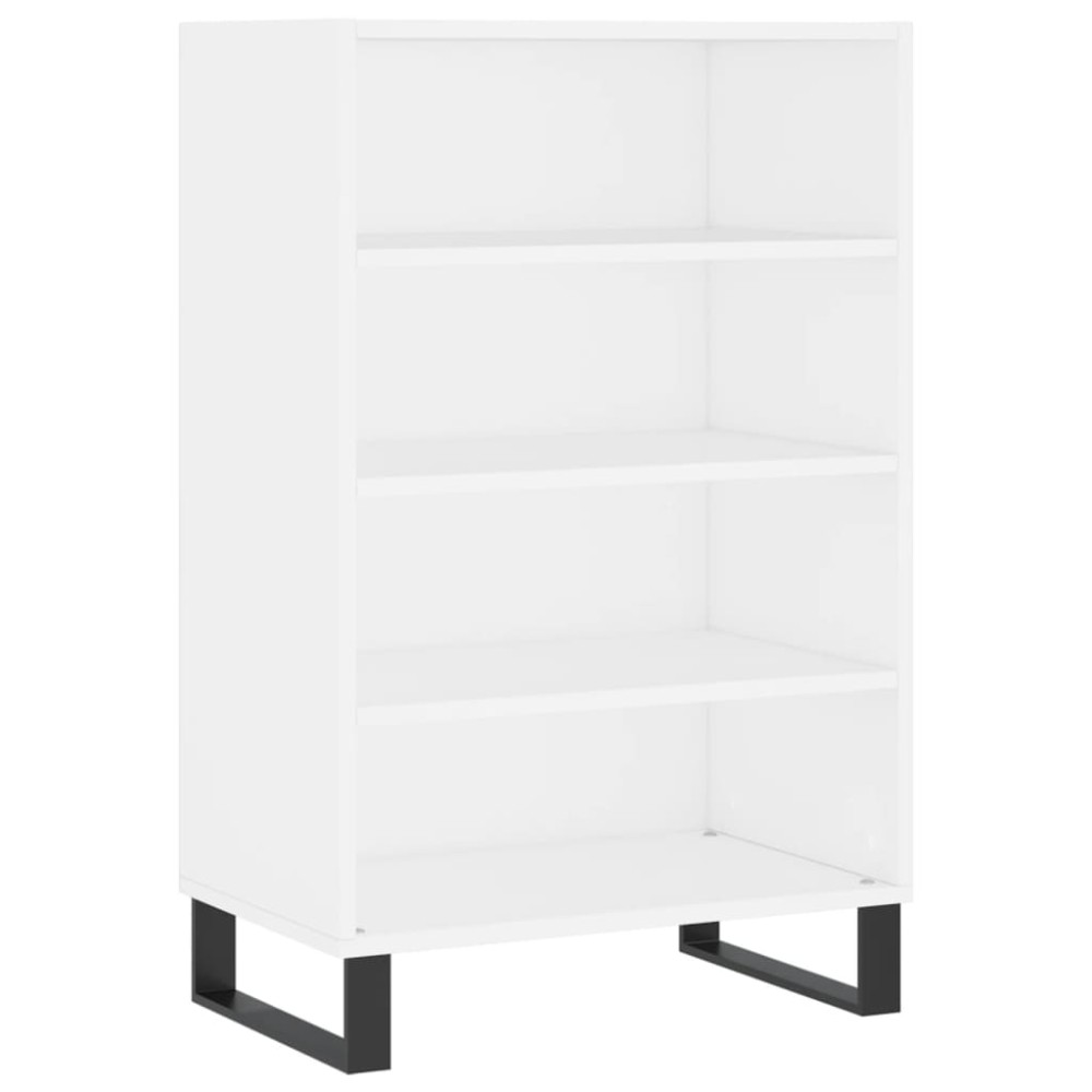 vidaXL Ραφιέρα Λευκή 57 x 35 x 90 από Επεξεργασμένο Ξύλο