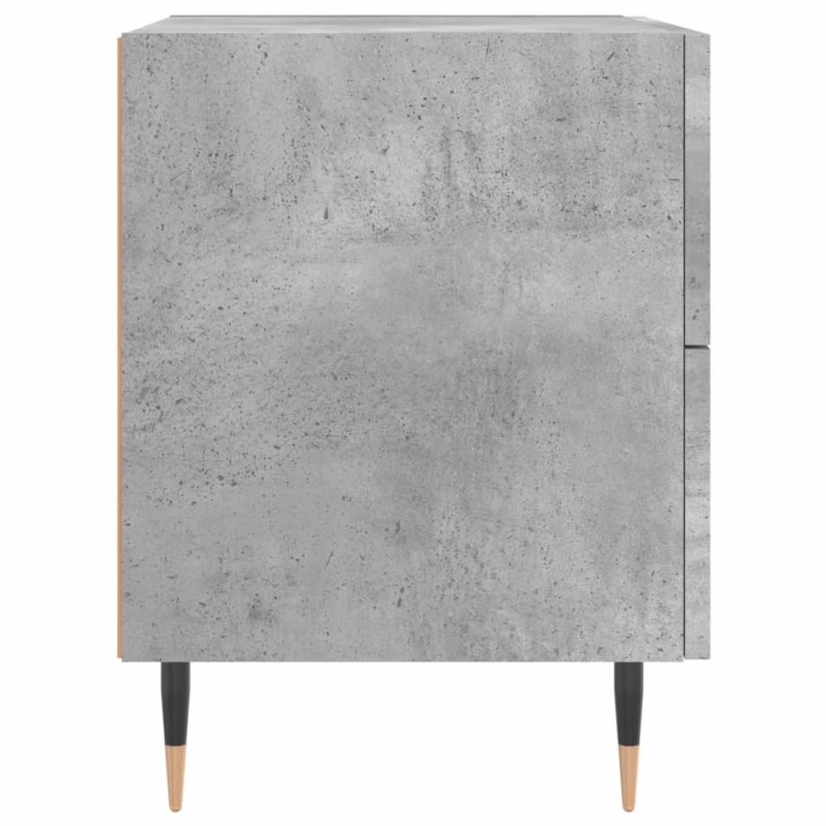 vidaXL Κομοδίνο Γκρι Σκυροδ. 40 x 35 x 47,5 εκ. από Επεξεργασμένο Ξύλο