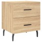 vidaXL Κομοδίνο Sonoma Δρυς 40 x 35 x 47,5 εκ. από Επεξεργασμένο Ξύλο