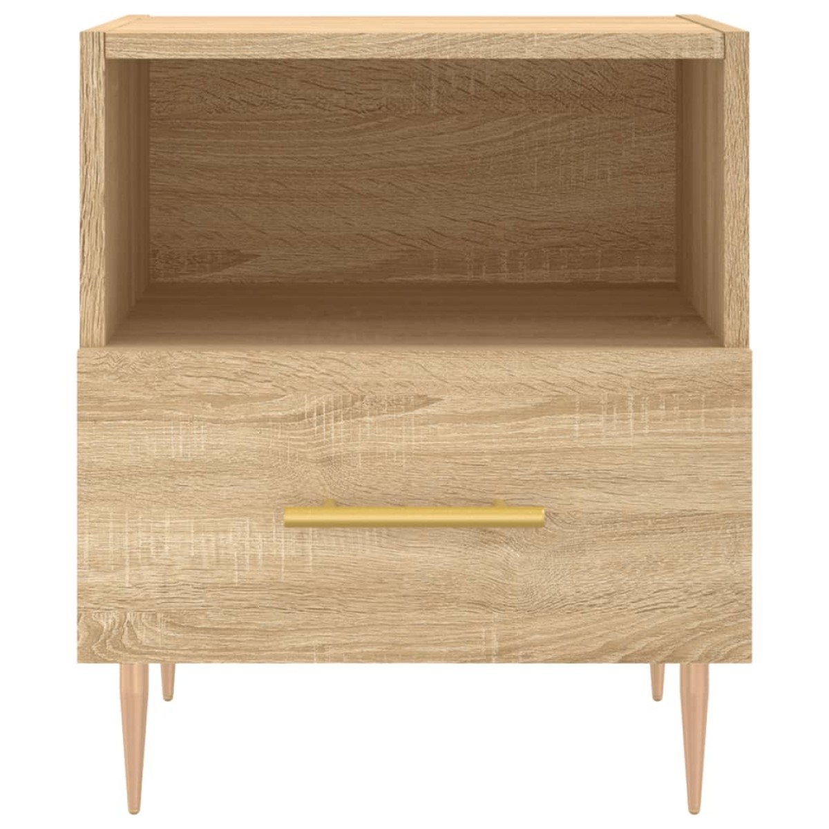 vidaXL Κομοδίνο Sonoma Δρυς 40 x 35 x 47,5 εκ. από Επεξεργασμένο Ξύλο