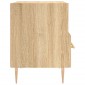 vidaXL Κομοδίνο Sonoma Δρυς 40 x 35 x 47,5 εκ. από Επεξεργασμένο Ξύλο