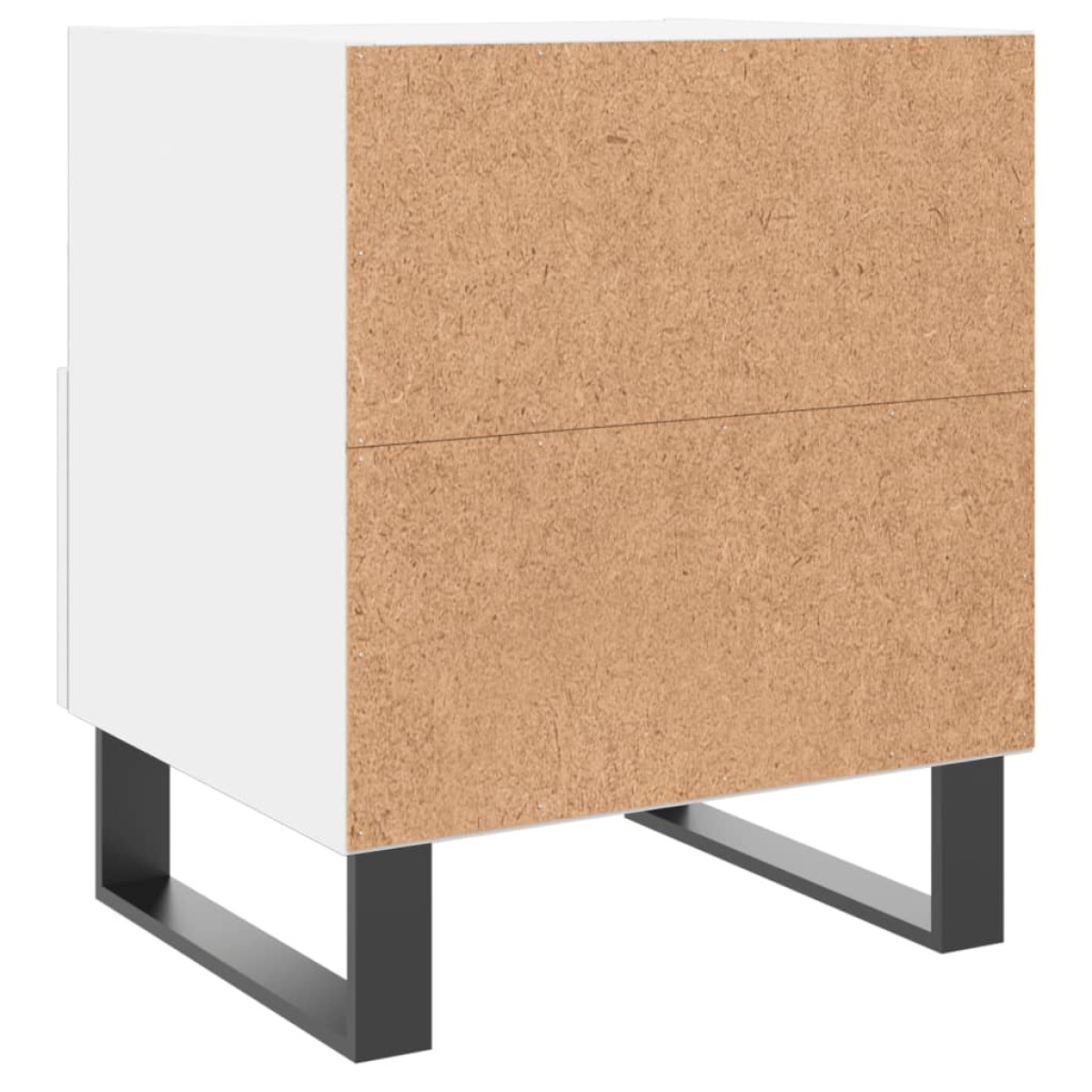 vidaXL Κομοδίνο Λευκό 40 x 35 x 47,5 εκ. από Επεξεργασμένο Ξύλο