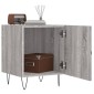 vidaXL Κομοδίνα 2 τεμ. Γκρι Sonoma 40 x 40 x 50 εκ. από Επεξεργ. Ξύλο