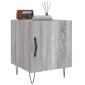 vidaXL Κομοδίνα 2 τεμ. Γκρι Sonoma 40 x 40 x 50 εκ. από Επεξεργ. Ξύλο