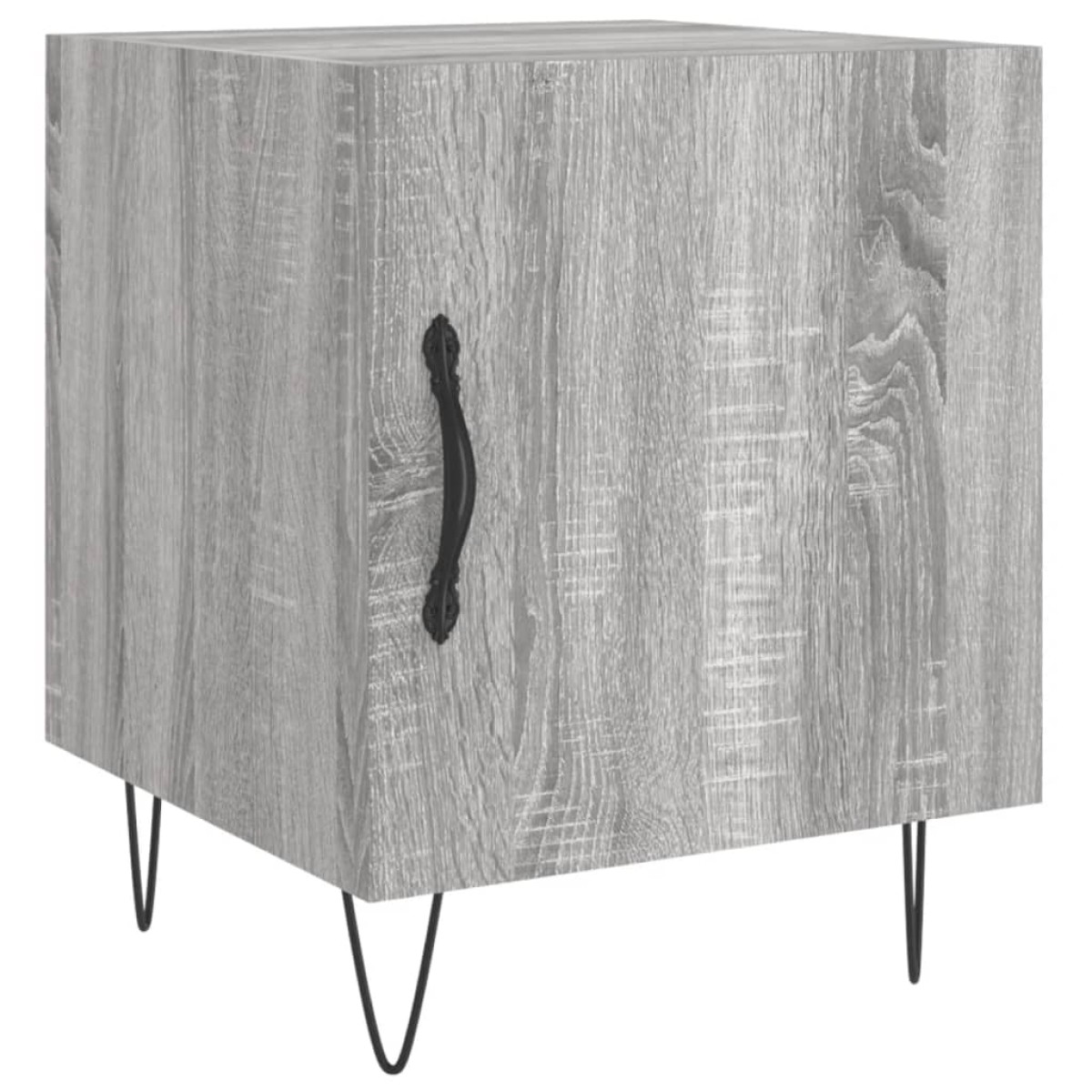 vidaXL Κομοδίνα 2 τεμ. Γκρι Sonoma 40 x 40 x 50 εκ. από Επεξεργ. Ξύλο