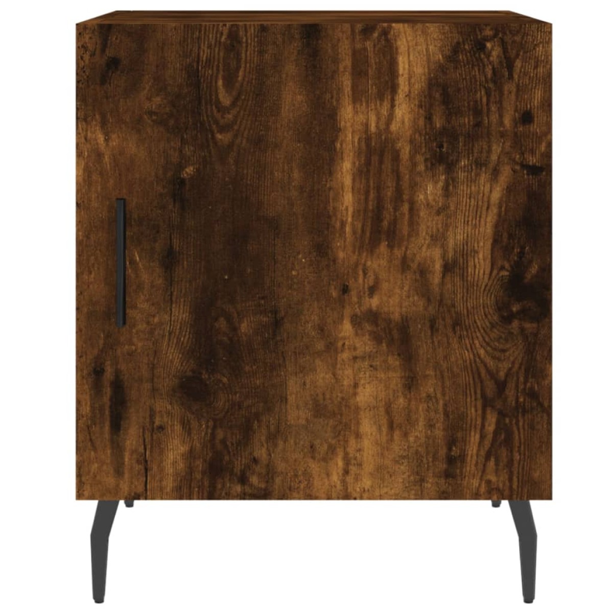 vidaXL Κομοδίνο Καπνιστή Δρυς 40 x 40 x 50 εκ. από Επεξεργασμένο Ξύλο