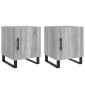 vidaXL Κομοδίνα 2 τεμ. Γκρι Sonoma 40x40x50 εκ. από Επεξεργασμένο Ξύλο