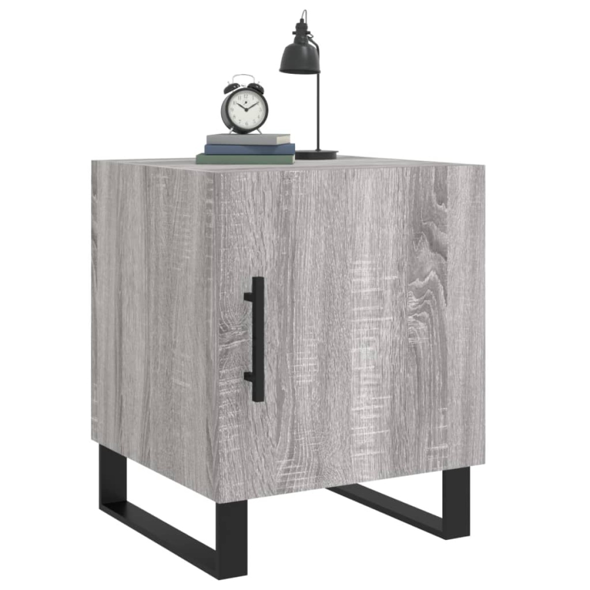 vidaXL Κομοδίνα 2 τεμ. Γκρι Sonoma 40x40x50 εκ. από Επεξεργασμένο Ξύλο