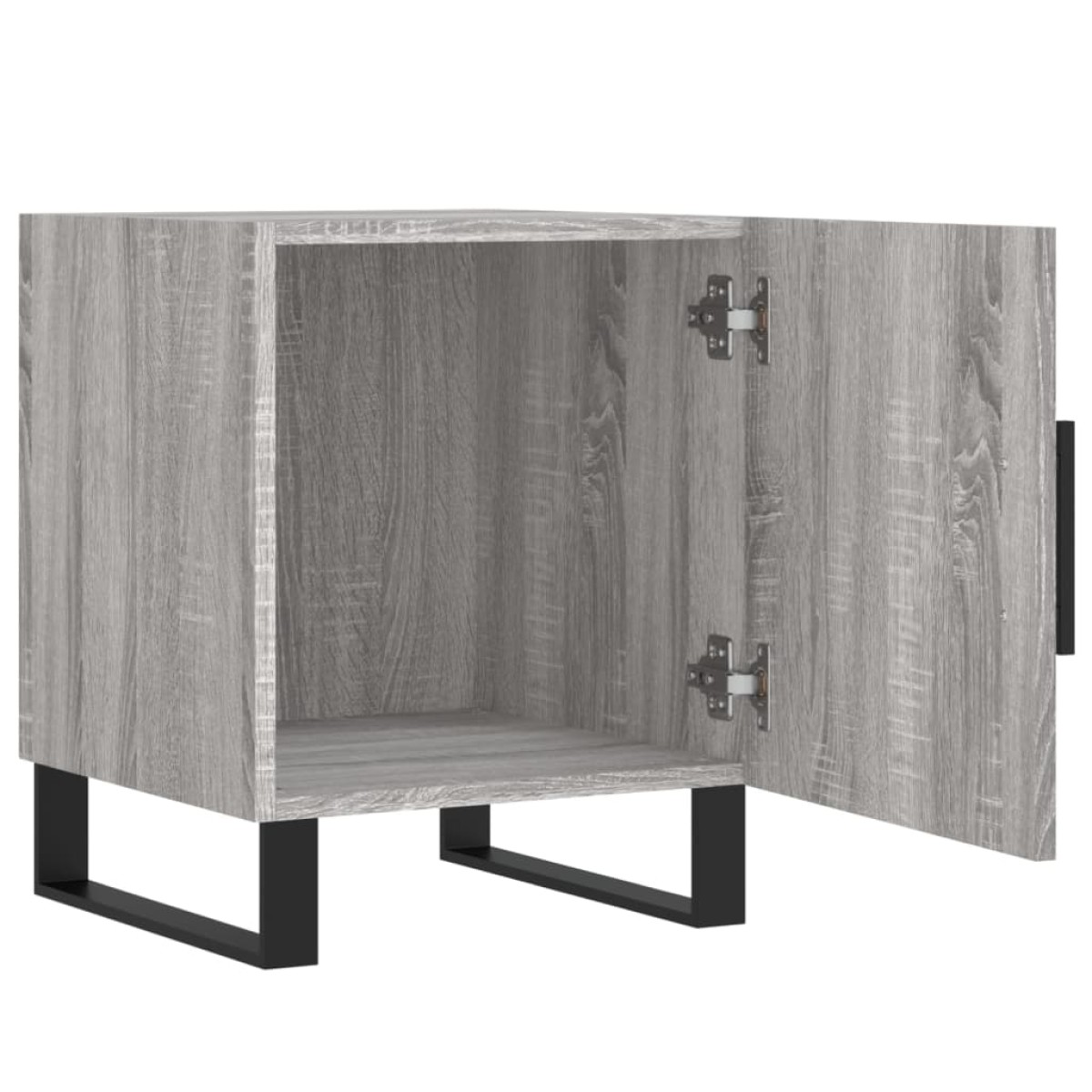 vidaXL Κομοδίνα 2 τεμ. Γκρι Sonoma 40x40x50 εκ. από Επεξεργασμένο Ξύλο