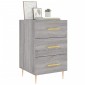vidaXL Κομοδίνο Γκρι Sonoma 40 x 40 x 66 εκ. από Επεξεργασμένο Ξύλο