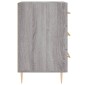 vidaXL Κομοδίνο Γκρι Sonoma 40 x 40 x 66 εκ. από Επεξεργασμένο Ξύλο