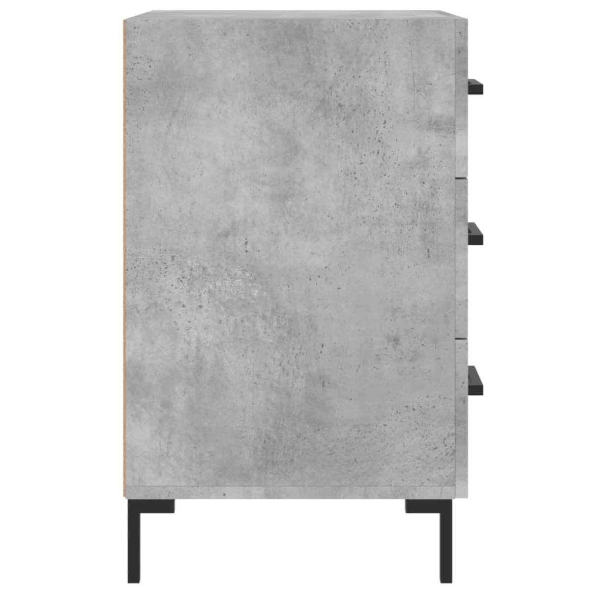 vidaXL Κομοδίνο Γκρι Σκυροδέματος 40x40x66 εκ. από Επεξεργασμένο Ξύλο