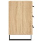 vidaXL Κομοδίνο Sonoma Δρυς 40 x 40 x 66 εκ. από Επεξεργασμένο Ξύλο