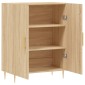 vidaXL Ντουλάπι Sonoma Δρυς 69,5 x 34 x 90 εκ. από Επεξεργασμένο Ξύλο
