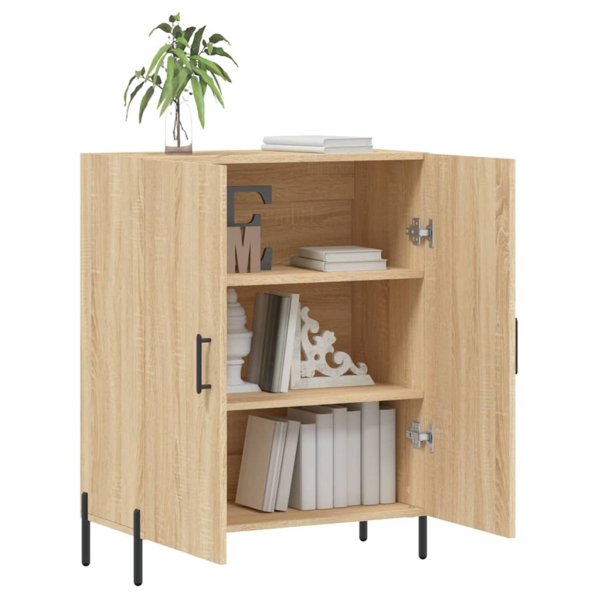 vidaXL Ντουλάπι Sonoma Δρυς 69,5 x 34 x 90 εκ. από Επεξεργασμένο Ξύλο