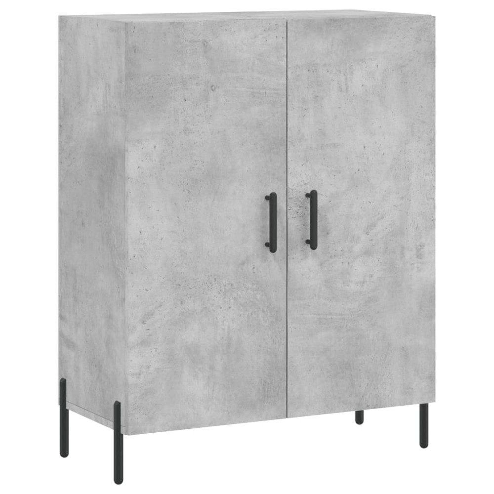 vidaXL Ντουλάπι Γκρι Σκυροδέματος 69,5x34x90 εκ. Επεξεργασμένο Ξύλο