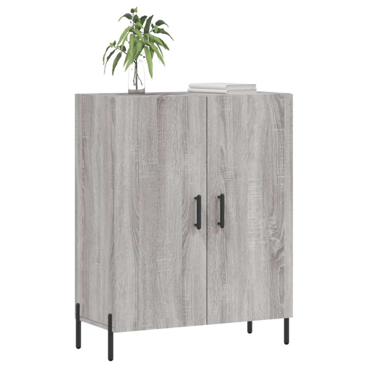 vidaXL Ντουλάπι Γκρι Sonoma 69,5 x 34 x 90 εκ. από Επεξεργασμένο Ξύλο