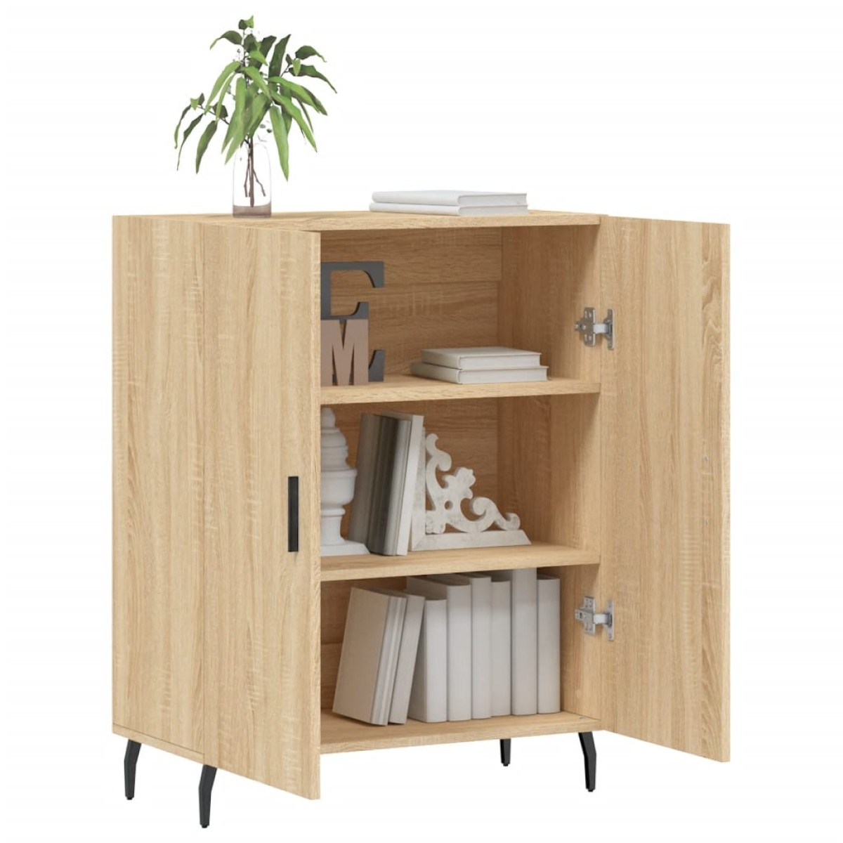 vidaXL Ντουλάπι Sonoma Δρυς 69,5 x 34 x 90 εκ. από Επεξεργασμένο Ξύλο