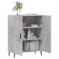 vidaXL Ντουλάπι Γκρι Σκυροδέματος 69,5x34x90 εκ. Επεξεργασμένο Ξύλο