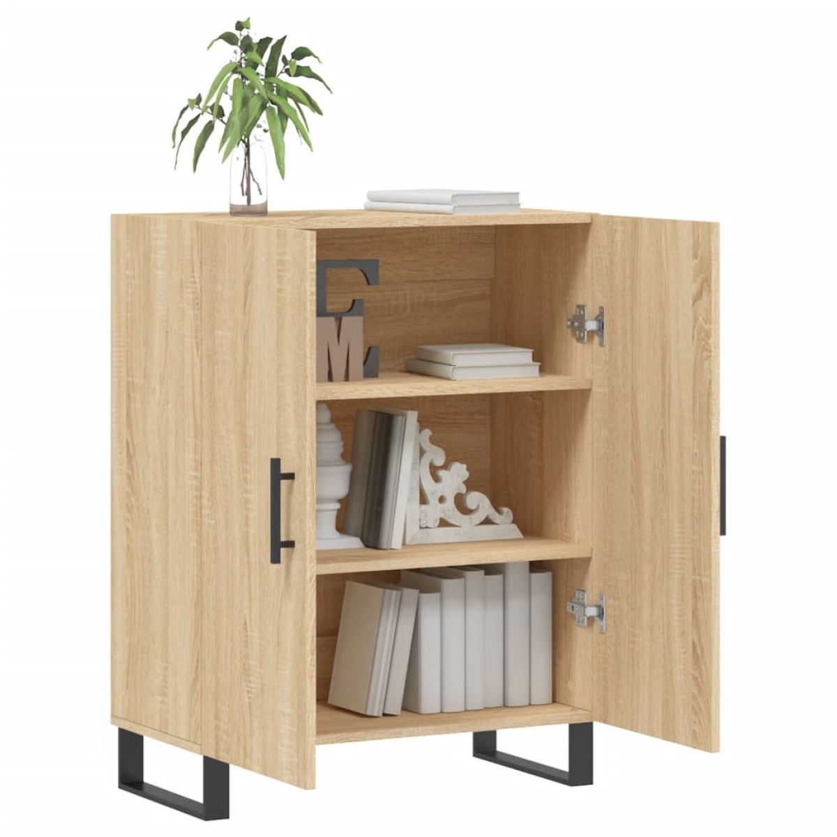 vidaXL Ντουλάπι Sonoma Δρυς 69,5 x 34 x 90 εκ. από Επεξεργασμένο Ξύλο